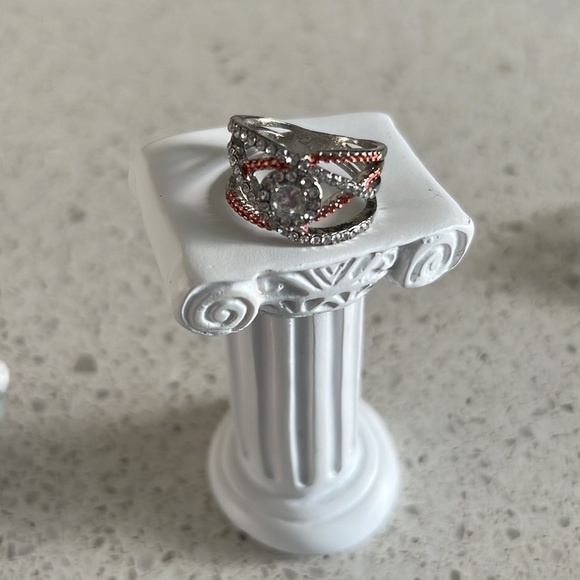 🆕 NEW Zircon Ring Rose Gold (Size 6-7-8-9-10) - Picture 15 of 17